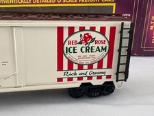MTH Premier 20-94017 - Red Rose Ice Cream #46211 Reefer Car - New^