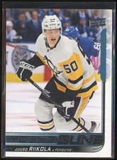 2018-19 UD Update Juuso Riikola 515 Young Guns RC