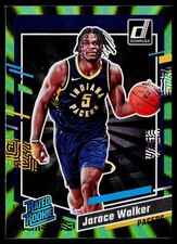 Jarace Walker 2023-24 Donruss Green Laser Holo #207 RC Indiana Pacers
