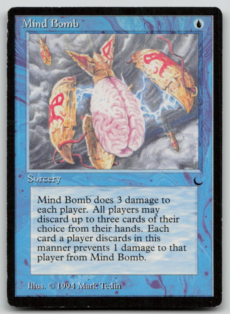 Mind Bomb [The Dark - 33] Moderately Played Rare Magic