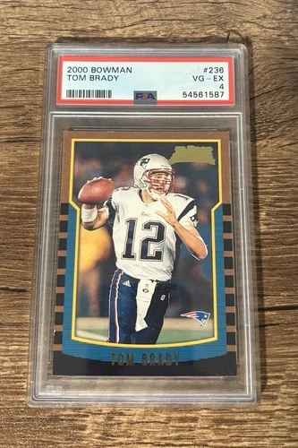 2000 Bowman Tom Brady Rookie #236 PSA 4