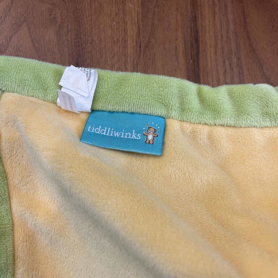 Lovey Tiddliwinks Peluche Pato Pato Manta de Seguridad Portátil Amarillo Verde Limpio✨ Foto 4 de 4