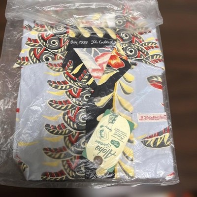 SUN SURF Aloha Shirt The Cocktail Bar Original L Size