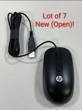 Lot Of 7 Genuine HP 672652-001 2 Button Wired USB Optical Mouse - New Open Box