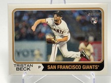 2023 Topps Heritage High Number - Tristan Beck #683 (RC)