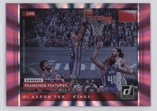 2021-22 Panini Donruss Franchise Features Holo Pink Laser De'Aaron Fox #5 3g6