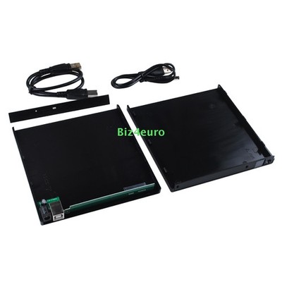 12.7mm SATA USB 2.0 Slim Optical Drive Case External Mobile Enclosure for Laptop