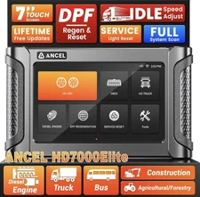 ANCEL HD7000 Elite 7'' Heavy Duty Truck Scanner with DPF Regen, Free Updates