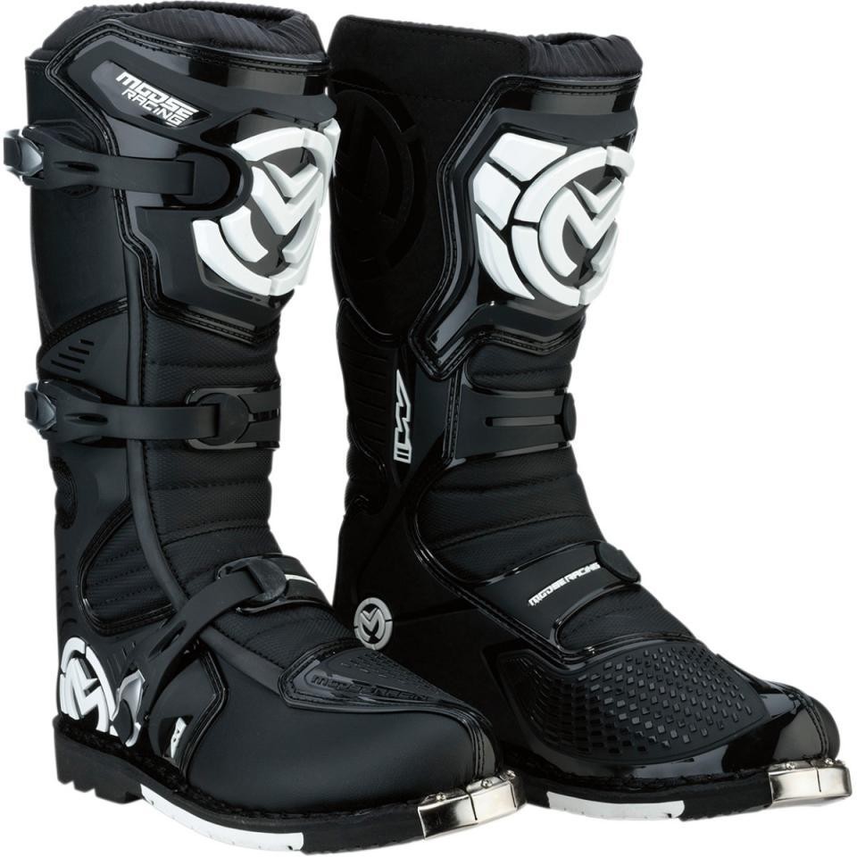 Botte moto cross Moose noire taille 50 homme femme enduro M1.3