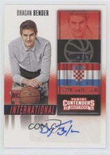 2016 Panini Contenders Draft Picks International Ticket Dragan Bender Auto tj0