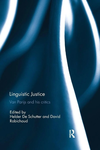 Linguistic Justice Van Parijs And His Critics Helder De Schutter (U. A.) Buch-image