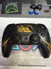 DualSense PS5 Hall Effect TMR*CUSTOM* Hogwarts Legacy *come NUOVO* NON piu Drift