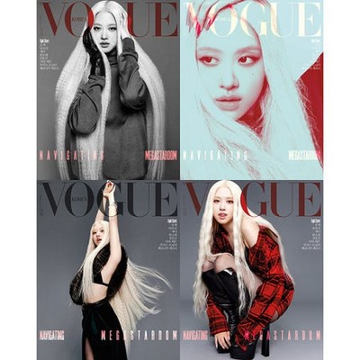 VOGUE Korea Magazine 2025 August Rose, Ahn Yujin, Jennie, Han Sohee,Gong Hyojin