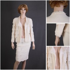 St. John COUTURE Knit 2 pc. Suit, JACKET SKIRT,SIZE 8 6, NEW w/OUT TAGS, CHIC 