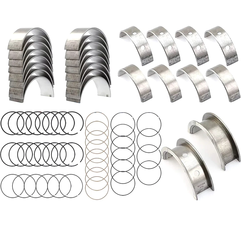Direct Replacement Main & Rod Bearings w/ Piston Rings 99-16 for CHEVY for GM LS - Image 3 of 4