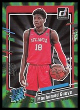 2023-24 Donruss #243 Mouhamed Gueye Atlanta Hawks Green Laser Holo Basketball
