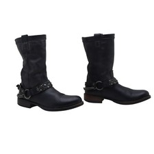 BULLBOXER boots number: EU 41 used cod.STS503 black biker boots