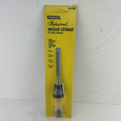 Vintage Stanley No.60 1/2'' Wide Bevel Edge Woodworking Chisel New Old Stock USA