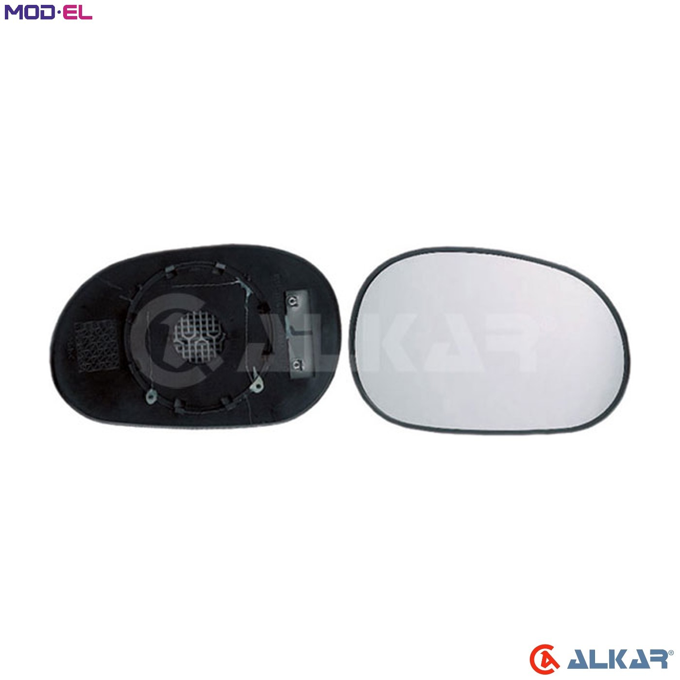 Right ALKAR 6432232 Mirror Glass, outside mirror for RENAULT - Image 5