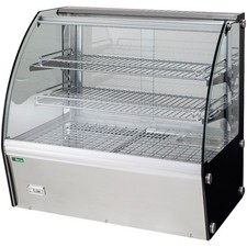 Vetrina calda riscaldata espositore banco gastronomia cm 88x58x67 RS2818