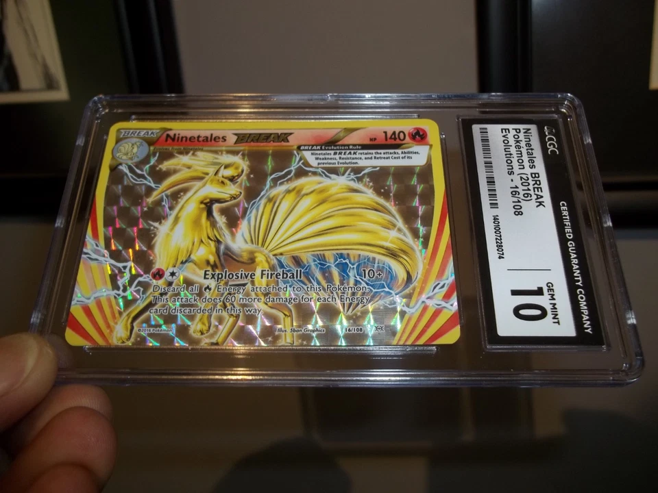 Ninetales Break 16/108  XY Evolutions Pokemon CGC 10 Gem Mint!! not PSA - Image 2 of 4