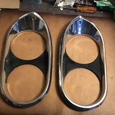 1962 Chrysler New Yorker Headlight Bezels Oem Pair 1962 Chrysler New Yorker Headlight Bezels Oem Pair