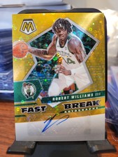 2021-22 Panini Mosaic Fast Break Gold DISCO  Prizm Robert Williams III Auto /10