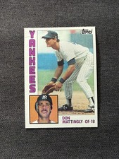 1984 Topps Baseball Card #8 DON MATTINGLY-NY Yankees