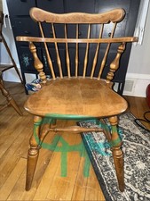 PARTS ONLY Vintage Ethan Allen Comb Back Nutmeg Maple Dining Chair  Parts
