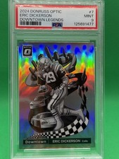 2024 Donruss Optic Eric Dickerson #7 Downtown Legends PSA 9