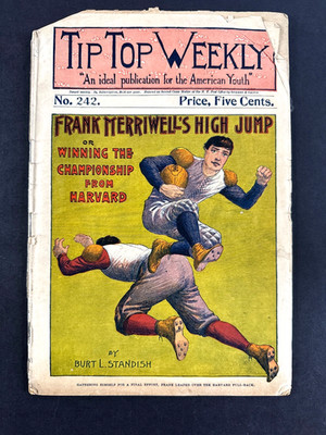 Tip Top Weekly #242 (1903) Frank Merriwell s High Jump   Football Dime Novel