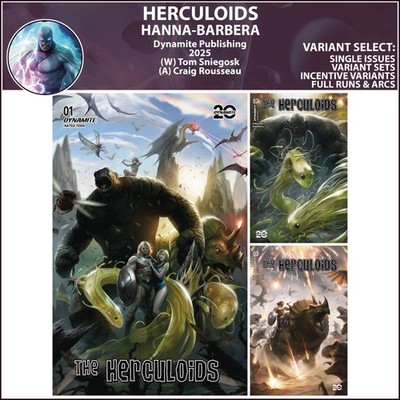 Herculoids (2025) #1 2 3 Dynamite Entertainment COVER SELECT