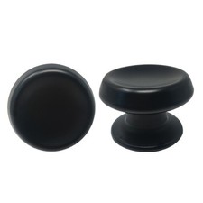 POMOLO X PORTONE 166 SAGUATTI  ALLUMINIO NERO D.MM 80 BASE D.MM 70