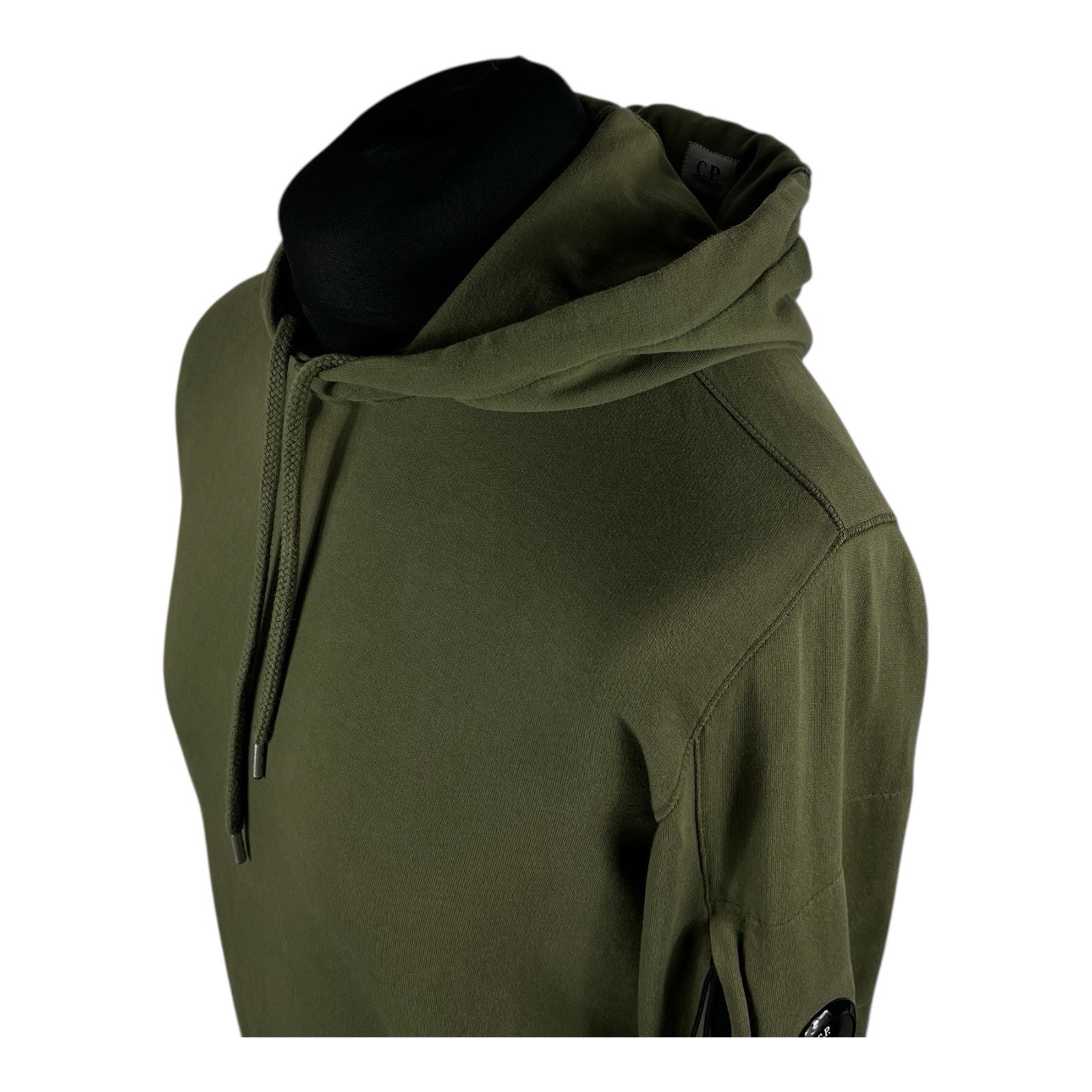 C.P. Company  Hoodie S Green Authentic CP Cotton Casual Preloved Men Luxury VIP image 3