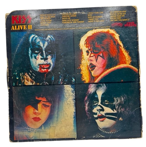 Lot Of 2 KISS Vinyl Record Alive 1975 & Alive II Casablanca 4 Record Total - Picture 11 of 13