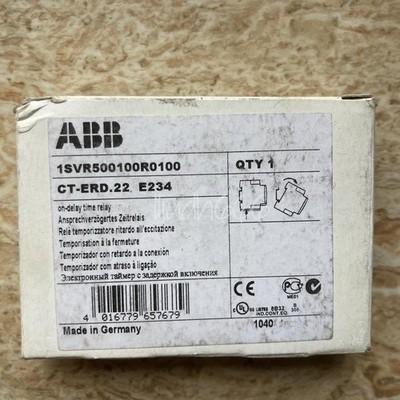 ONE NEW ABB CT-ERD.22 E234 1SVR500100R0100 Time Relay 0.05s-100h