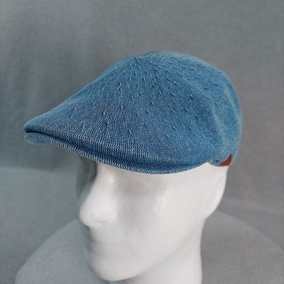 Kangol Indigo 507 Newsboy Flat Cap Driving Hat LARGE Rare Limited Ed. British