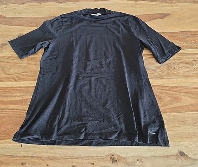 Comma T-Shirt Schwarz Gr. 44 Kragen
