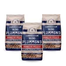 20 Lbs. 100% Plummond Plum and Almond Competition Blend Wood Pellets (3-Pack)