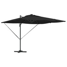 Parasol déporté rectangulaire extérieur 286 x 284 x 270 cm fonction inclinable
