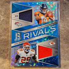 Panini Spectra 2018 Sutton Eric Berry Rivals Prizm Patch #15 /50 Broncos Chiefs