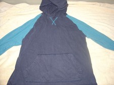 BOY'S WINTER SOLID BLUE/TEAL HOODIE SWEATSHIRT L K NICE SIZE M 8