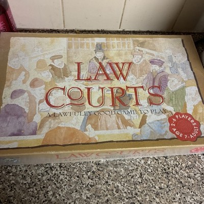 Law Courts Brettspiel - Ein rechtmäßig gutes Spiel - Vintage 1991 - vollständig