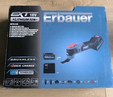 Erbauer EMT18-Li-QC Multi Tool Cordless +4,0Ah Battery, Charger & Case 