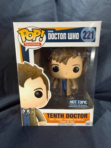 Funko Pop Television Doctor Who #221 Tenth Doctor Hot Topic Excl. Pre-Release