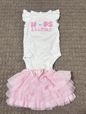 Carter s Just One You Newborn Baby Girl Outfit Set NB Pink Tutu Skirt & Bodysuit