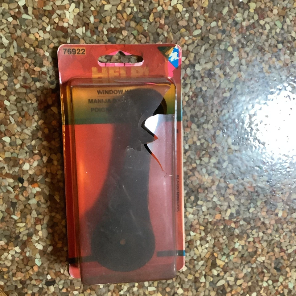 Manija de manivela de ventana negra Dorman 76922 para Ford F150 F250 Bronco 1980-1996 nueva de stock Foto 2 de 3