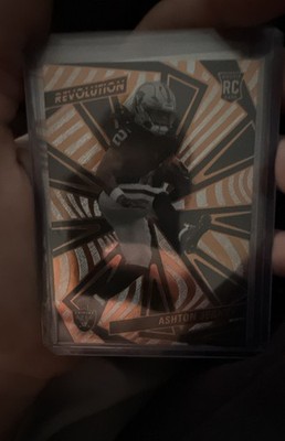2025 Panini Revolution - Rookies Ashton Jeanty #202 Orange Levels /299 (RC)
