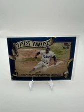 2025 Topps Finest Jackie Robinson Finest Timelines Blue Refractor /99