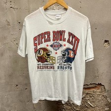 Super Bowl XXII Redskins Broncos Vintage 1987 shirt reprint VK17609